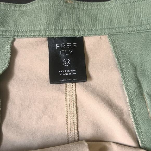 Free Fly Men's Shorts Size 38 Beige Tan Stretch Performance Hybrid Casual Golf - Picture 5 of 7